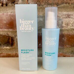 Bigger Than Beauty Skincare Moisture Flash Conditioning Toner Mist, New, 5 fl oz